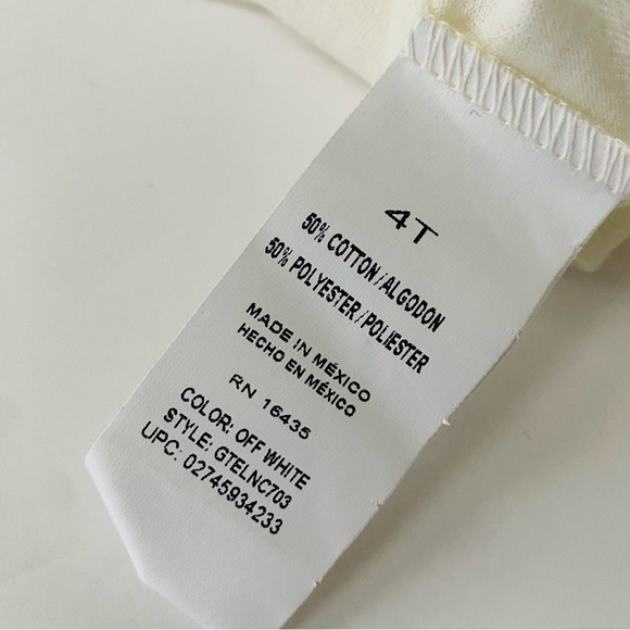 Young Hearts | Crewneck NASA Graphic T-shirt Ruffle Sleeves NWT 4T - Picture 5 of 6